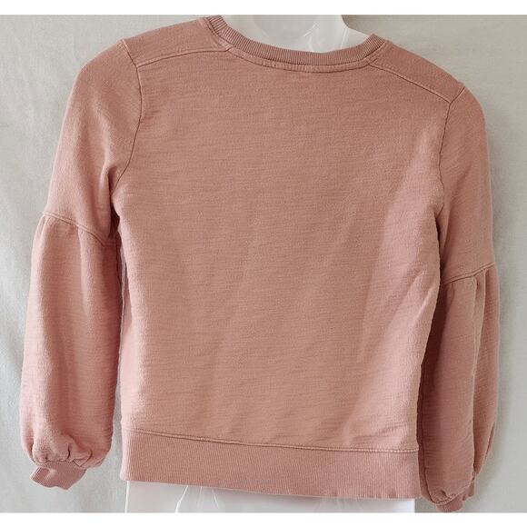 Time and Tru Pink Crew Neck Long Sleeve Sweatshirt Women's Size Small - Picture 2 of 10
